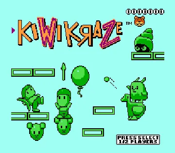 Kiwi Kraze - A Bird-Brained Adventure! (USA) screen shot title